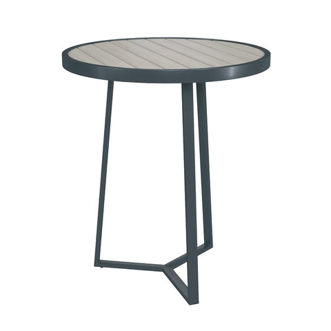 HIGH BISTRO SET WICKER BROWN