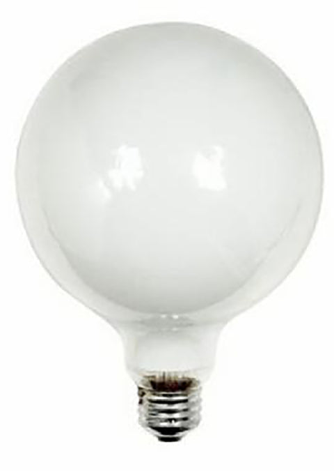 GE 14187 Light Bulb, 60 W, G40 Lamp, E26 Medium Lamp Base, 720 Lumens, 2600 K Color Temp, Soft White Light, Pack of 6