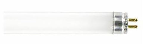 GE 15987 Light Bulb, 8 W, T5 Lamp, G5 Miniature Bi-Pin Lamp Base, 400 Lumens, 4100 K Color Temp, Cool White Light