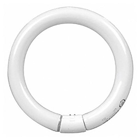 GE 33774 Light Bulb, 22 W, T9 Circline Lamp, G10q 4-Pin Lamp Base, 1100 Lumens, 4100 K Color Temp, Pack of 12
