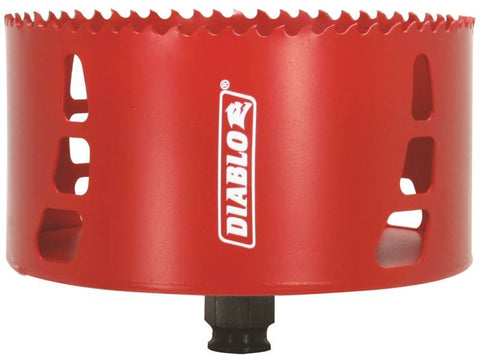 DIABLO DHS5000 High Performance Hole Saw, 2-3/8 in D Cutting, 5 in Dia x 2-3/8 in L, 3/8 in Chuck, Bi-Metal