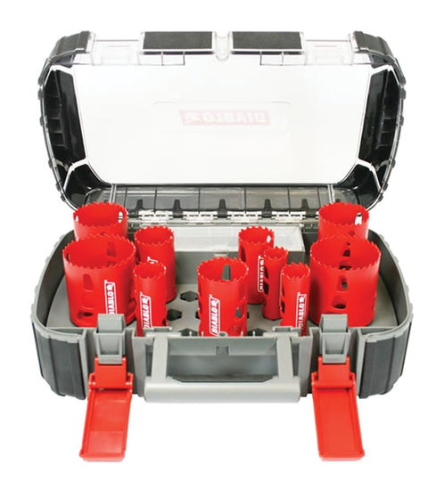 Diablo DHS14SGP Hole Saw Set, 14 Pieces, Bi-Metal