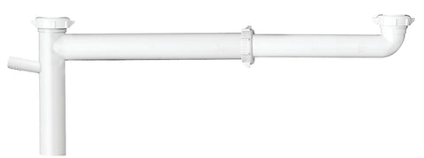 Plumb Pak PP919W End Waste Outlet, 1-1/2 in, Slip, Plastic, White