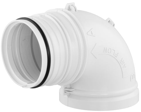 Imperial VT0544 Dryer Connector Elbow, 4 in Connection, Pack of 9