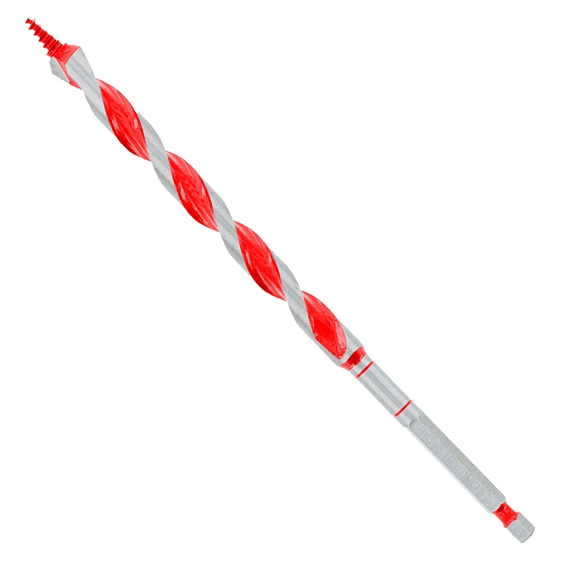 Diablo DAG1040 2-Step Auger Drill Bit, 7/16 in Dia, 7-1/2 in OAL, Deep ...