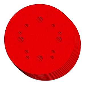 Diablo DCD050ASTH50G Sanding Disc Pack, 5 in Dia, 60, 80, 100, 120, 220 Grit, Coarse, Medium, Ultra Fine, Universal, 50/PK