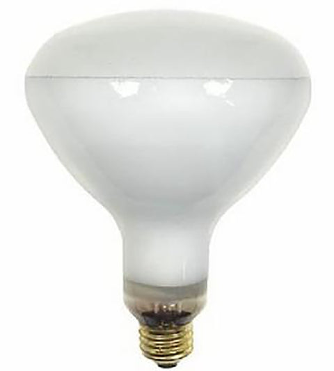 GE 48069 Heat Bulb, 125 W, R40 Lamp, E26 Medium Lamp Base, 1400 Lumens, 2500 K Color Temp, Warm White Light, Pack of 6