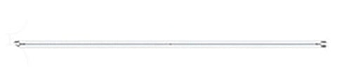 GE 93102868 LED Bulb, Linear, T8 Lamp, G13 Lamp Base, Frosted, Clear Light, Pack of 6