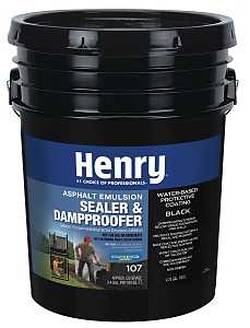 Henry HE107074 Emulsion Sealer, Black, 18 L Pail, Liquid
