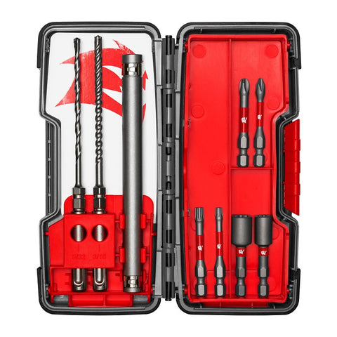 Diablo DMAPL9910-S9 Concrete Anchor Drive Installation Set, 9-Piece, Carbide