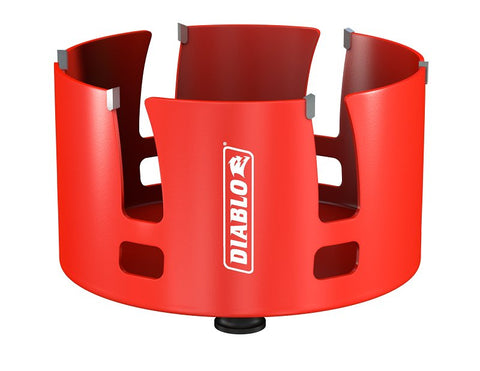 Diablo Demo Demon DHS4625CTR Hole Saw, 4-5/8 in Dia, 2-3/8 in D Cutting, 1-5/8 in Arbor, Carbide Cutting Edge