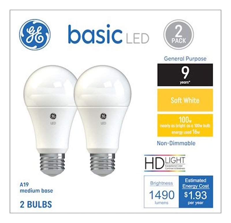 GE Industrial Solutions 37025 LED Bulb, General Purpose, 1490 Lumens ...