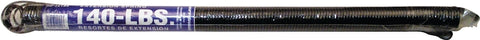 Prime-Line GD 12194 Extension Spring, 1-19/64 in OD, 25 in OAL, Carbon Steel, Galvanized, Loop End, 140 lb