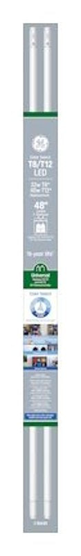 GE 93129786 Color Select LED Light Bulb, T8 Lamp, Medium Bi-Pin Lamp Base, Frost