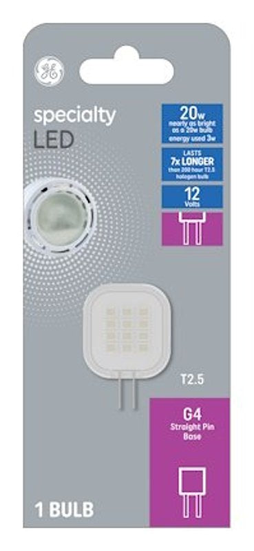 GE Industrial Solutions 43266 LED Bulb, Globe, 350 Lumens, 4.5 W, G25 Lamp, E26 Lamp Base, Dimmable, Clear, Daylight