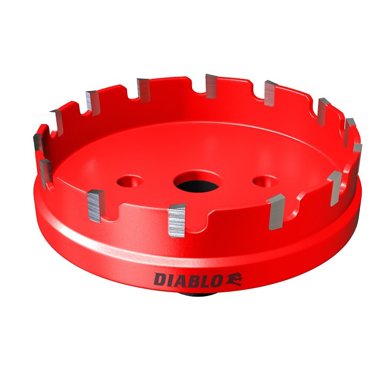Diablo Steel Demon DHS3000CF Hole Cutter, 3 in Dia, Carbide Cutting Ed ...