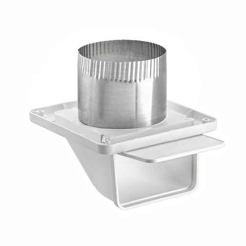 Lambro 143WTP Soffit Exhaust Vent, 5-1/4 in OAL, 5-3/4 in OAW, Plastic