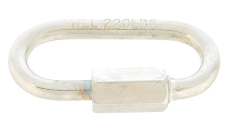 Campbell Chain Zinc Plated Steel Quick Link Silver 220 lb. 1-2/5 in. L 1 pk