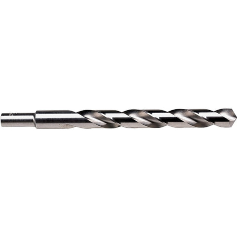 Irwin 73826 Jobber Drill Bit, 13/32 in Dia, 5-1/4 in OAL, Spiral Flute, 2-Flute, 13/32 in Dia Shank, Reduced Shank