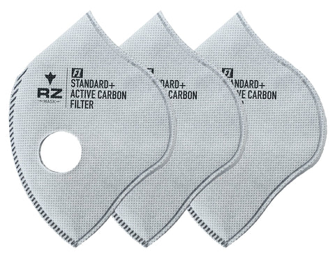 RZ 82798 Filter, Carbon, White, For: M1 Neoprene, Mossy Oak, M2 Mesh Mask, 3/PK