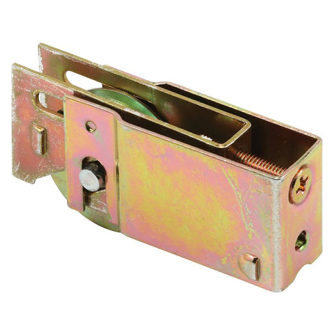 Prime-Line D 1762 Roller Assembly, 2-1/8 in L x 3/4 in W x 1-3/16 in H Dimensions, 1-1/4 in Dia Roller, 5/16 in W Roller