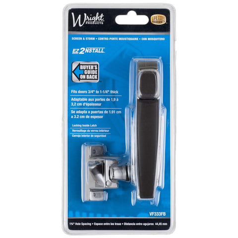 Wright Florida Bronze Steel Push Button Latch 1 pk