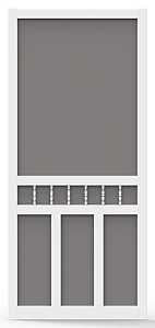 SCREEN TIGHT WACC36HD Screen Door, 36 in W, 80 in H, White