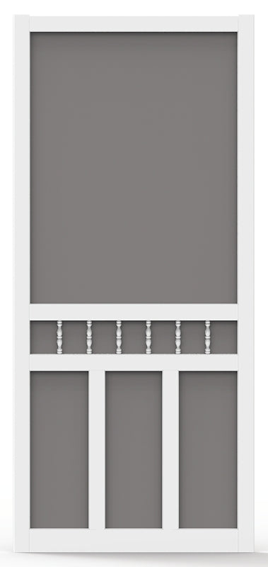 SCREEN TIGHT WACC36HD Screen Door, 36 in W, 80 in H, White