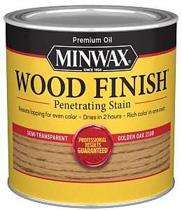 Minwax 221024444 Wood Stain, Golden Oak, Liquid, 0.5 pt, Can