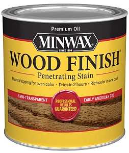 Minwax 223004444 Wood Stain, Early American, Liquid, 0.5 pt, Can