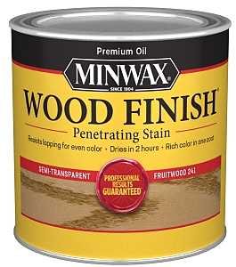 Minwax 224104444 Wood Stain, Fruitwood, Liquid, 0.5 pt, Can