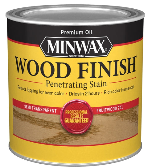 Minwax 224104444 Wood Stain, Fruitwood, Liquid, 0.5 pt, Can