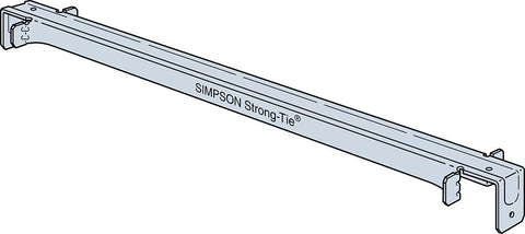 Simpson Strong-Tie TSBR TSBR2-24 Truss Spacer Restraint, 22 ga Gauge, Steel, Galvanized/Zinc, Pack of 50