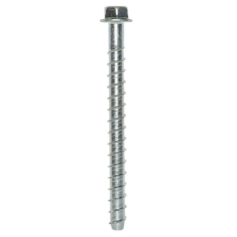 Simpson Strong-Tie Titen HD THD37500HF1 Heavy-Duty Screw Anchor, 3/8 in Dia, 5 in L, Carbon Steel, Zinc, Pack of 30