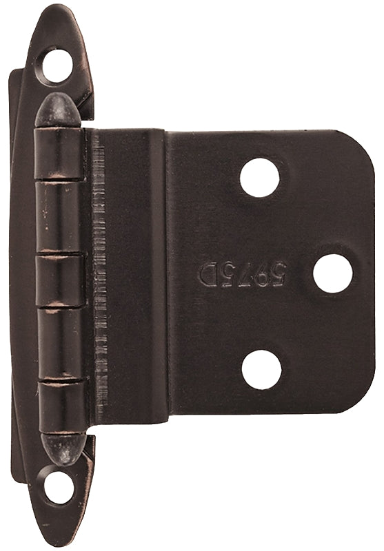 Amerock BPR3417ORB Hinge, 2-3/4 in L x 2 in W, Steel, Oil-Rubbed Bronz ...