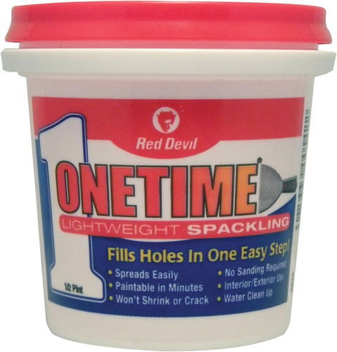 Red Devil Shell Box Red Devil 0542 Lightweight Spackling, White, 0.5 pt Tub – Shell Lumber ...