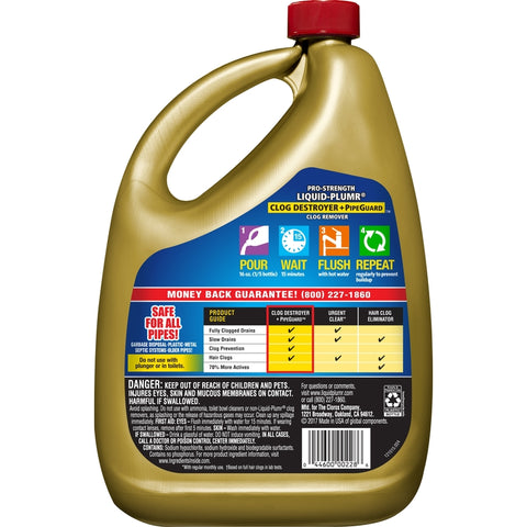 Liquid-Plumr Gel Clog Remover 80 oz, Pack of 6