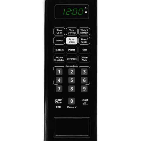Danby DBMW0721BBB Countertop Microwave, 0.7 cu-ft, 700 W, 2 Cooking Stages, Metal, Black