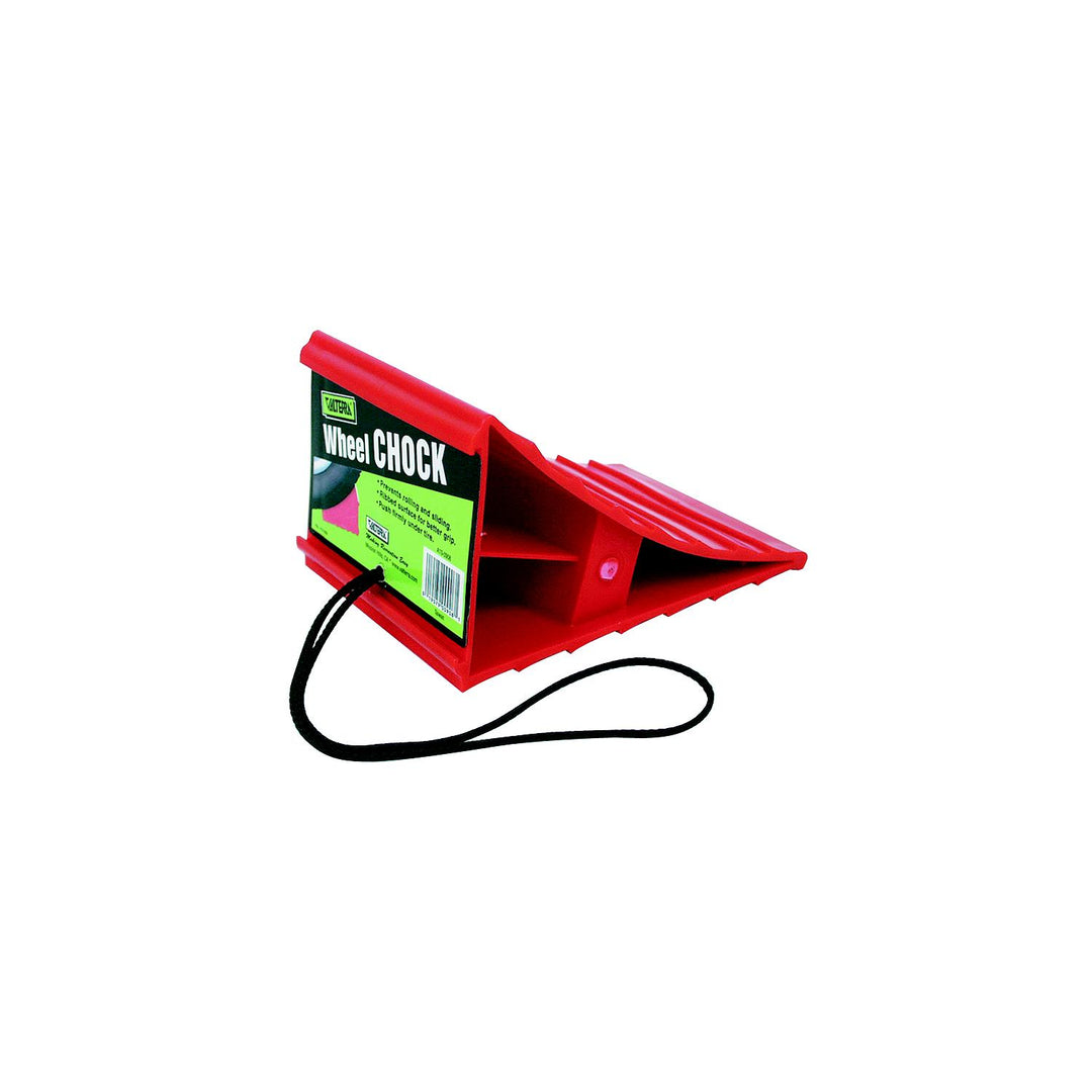 RED WHEEL CHOCK WITH BLACK – Shell Lumber and Hardware