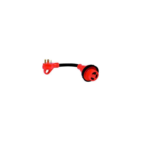 Valterra Dogbone Style Mighty Cord Detachable 12″ RV Adapter Cord with Handle