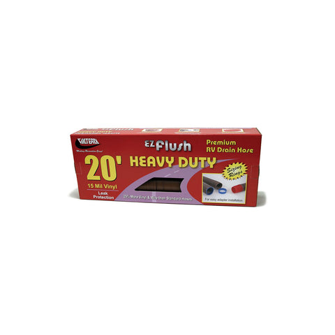 Valterra D04-0040 Bronze E-Z Flush Heavy Duty 3″ x 20' RV Drain Hose