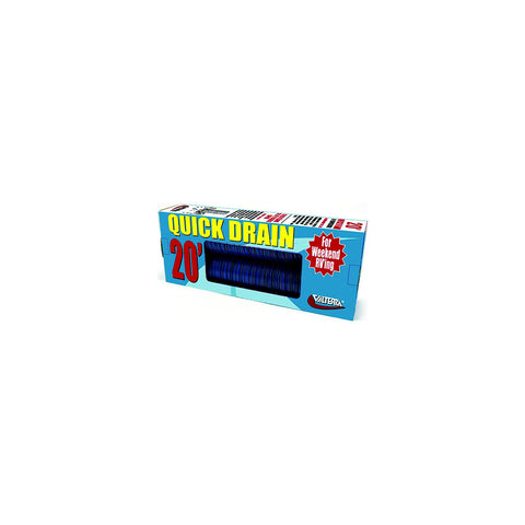 Valterra D04-0046 Blue Quick Drain 3″ x 20' RV 8 Mil Sewer Hose, Boxed