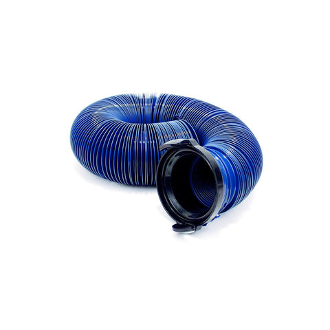 Valterra D04-0121 Blue Quick Drain 3″ x 10' RV Sewer Hose & Adapter