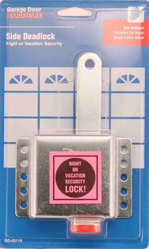 Prime-Line GD 52118 Garage Door Lock, Steel, Galvanized
