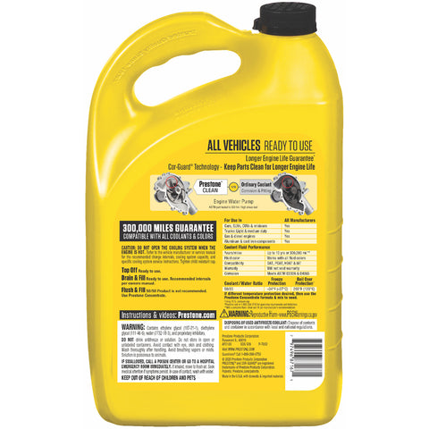 Prestone 50/50 Antifreeze/Coolant 1 gal, Pack of 6