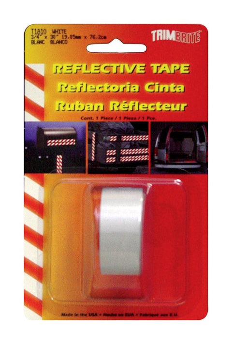 Trim Brite Reflective Tape 3/4 in. x 30 in. White