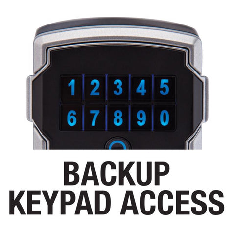 Master Lock 5 in. H X 3-1/4 in. W X 2-5/16 in. L Steel 4-Digit Combination Bluetooth Lock Box