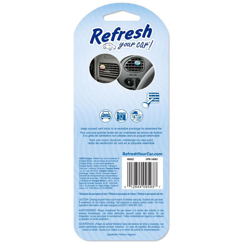 Refresh Your Car! Fresh Strawberry/Cool Lemonade Scent Car Vent Clip 0.7 oz Solid
