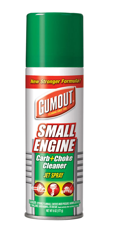 Gumout 800002241 Small Engine Carb and Choke Cleaner, 6 oz, Liquid, Alcohol
