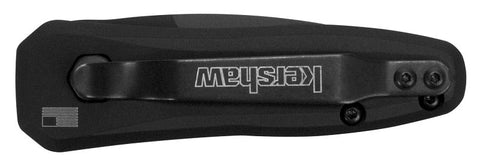 Kershaw 7500BLK Knife, 1.9 in L Blade, Stainless Steel Blade, Aluminum Handle, 5.1 in OAL
